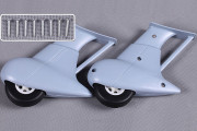 FMS HS 123 1030mm Front Landing Gear Set