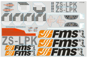 FMS 1400mm Pitts Bi-Plane Decal Set