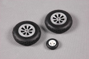 FMS P51-D Red Tail V7 1450mm Tire Set FMS P51-D Red Tail V7 1450mm Tire Set