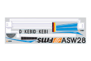 FMS ASW28 2300mm Decal Sheet FMS ASW28 2300mm Decal Sheet