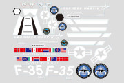 FMS F35 Decal Sheet