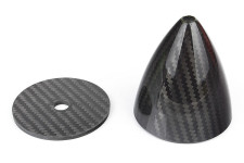 3.5″/ 89mm Carbon Fiber Spinner with Back plate 3K Surface Processing 3.5″/ 89mm Carbon Fiber Spinner with Back plate 3K Surface Processing