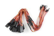 10pcs 26# / 26AWG Flat Extension Y Cable 300mm JR Color