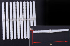 10pcs Super Light Pivot Pinned and Round Hinges D2.5×L43×W10mm