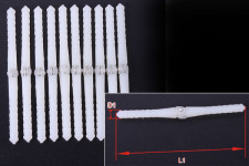 10pcs Super Light Pivot Pinned and Round Hinges D4.5×L67×W12mm