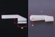 10pcs Plastic Push Rod Connector D2×23×5×8mm for RC Airplane