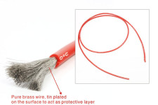 1 Meter 14AWG Red Silicone Wire 3.5mm