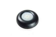 PU Wheel with Plastic Hub 2.25" D57.15xH22xd4mm
