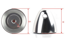 Aluminum Adaptor Spinner Silver Color Aluminum Adaptor Spinner Silver Color